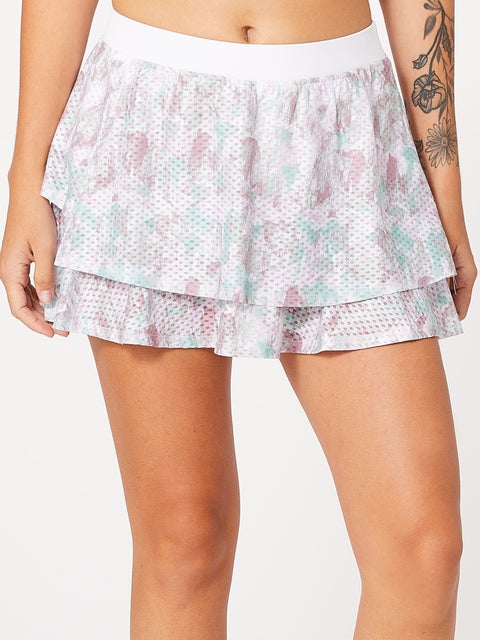 LIJA Women's Neutral Zone Layer Print Skirt