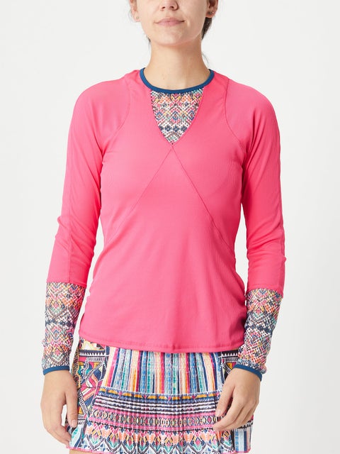 Lucky in Love Women's Think Ink LS Top