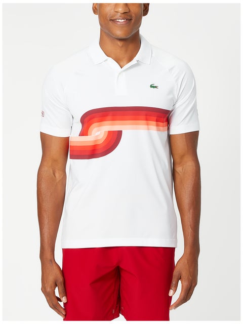 Lacoste Men's Novak Spiral Graphic Polo