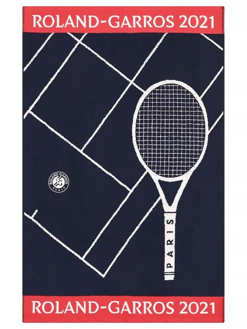Roland Garros 2021 Large Towel - Navy