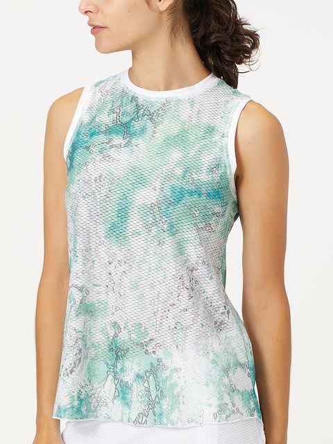 Sofibella Women's Airflow Tank - Watercolor