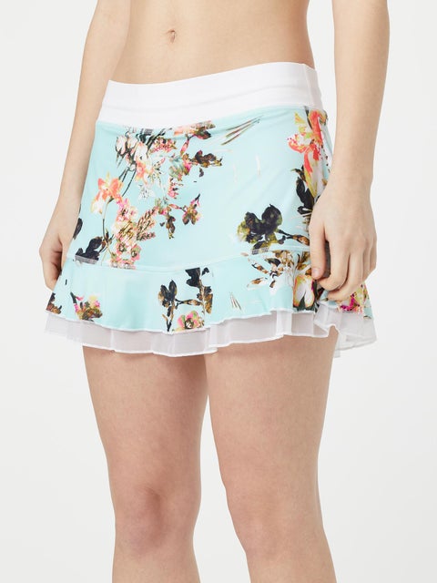 Sofibella Women's 13" UV Print Skirt - Cattaleya