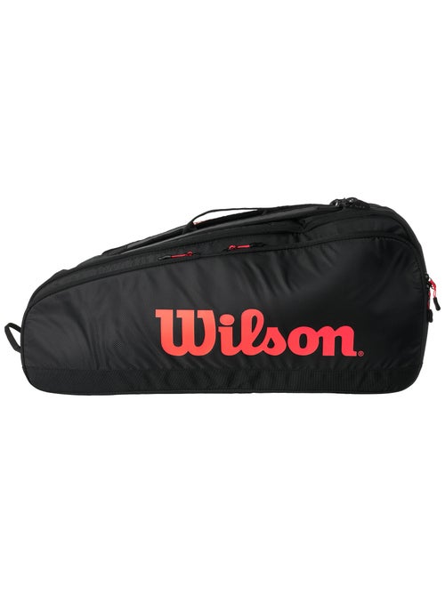 wilson leather tennis bag