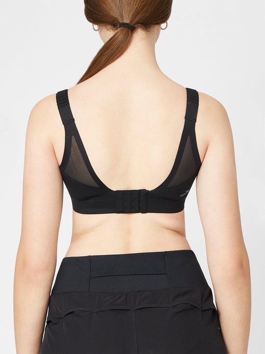 NIKE W NK DF ALPHA ZIP-FRONT BRA, Sage green Women's Crop Top