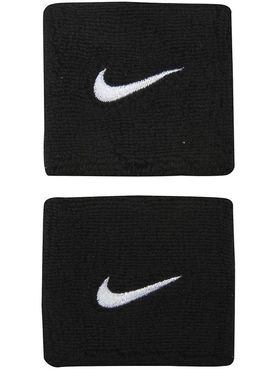 Nike Swoosh Singlewide Wristband Black/White | Tennis Warehouse