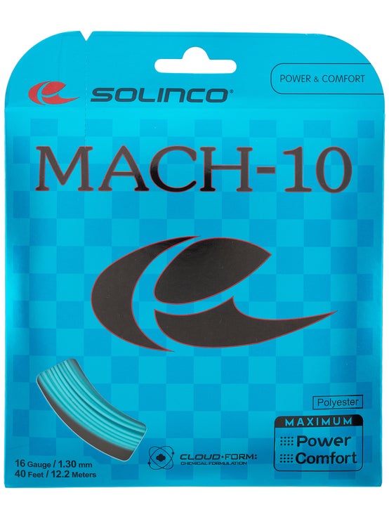 Solinco Mach 10 Mach-10 17 Gauge 1.20mm Tennis String NEW
