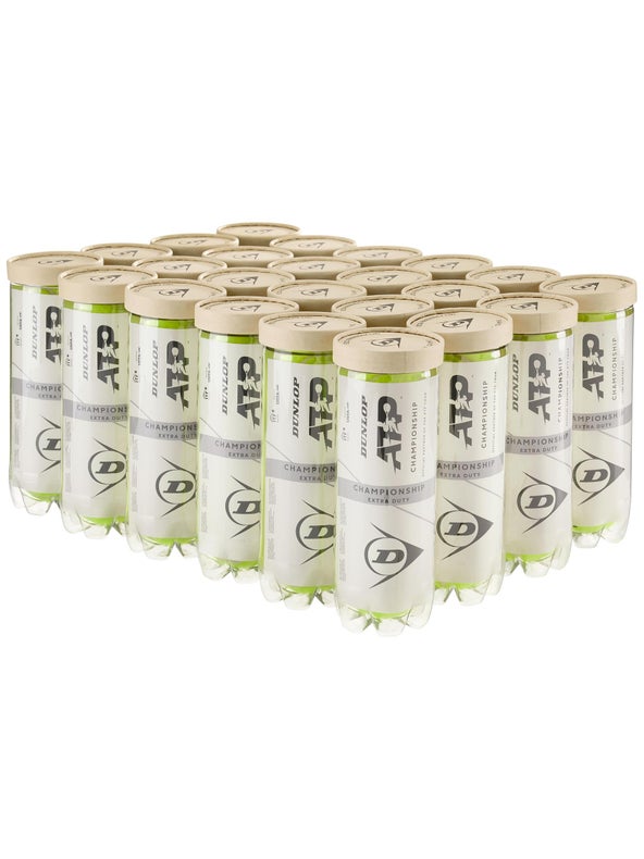 Dunlop ATP Championship XD Tennis Ball 24 Can Case Tennis Warehouse