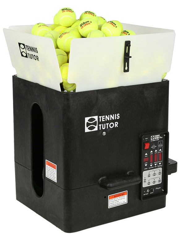 Tennis Tutor Plus Player Ball Machine AC/DC Tennis Warehouse
