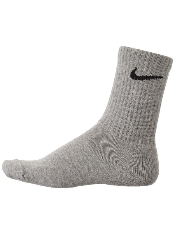 Nike Dri Fit Cushion Crew Sock 3 Pack Grey Black