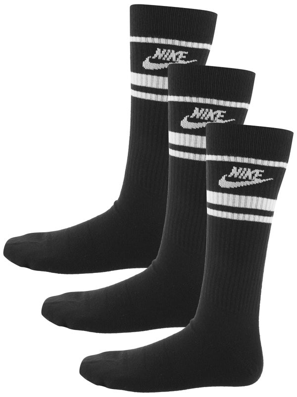 black and white nike socks pack