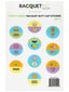 Racquet Inc Tennis Butt Cap Stickers