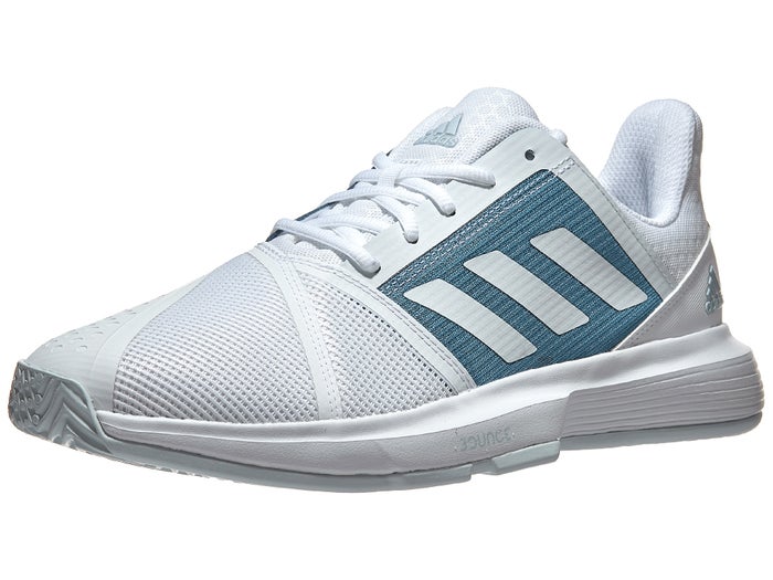 Adidas Courtjam Bounce White Blue Men S Shoe