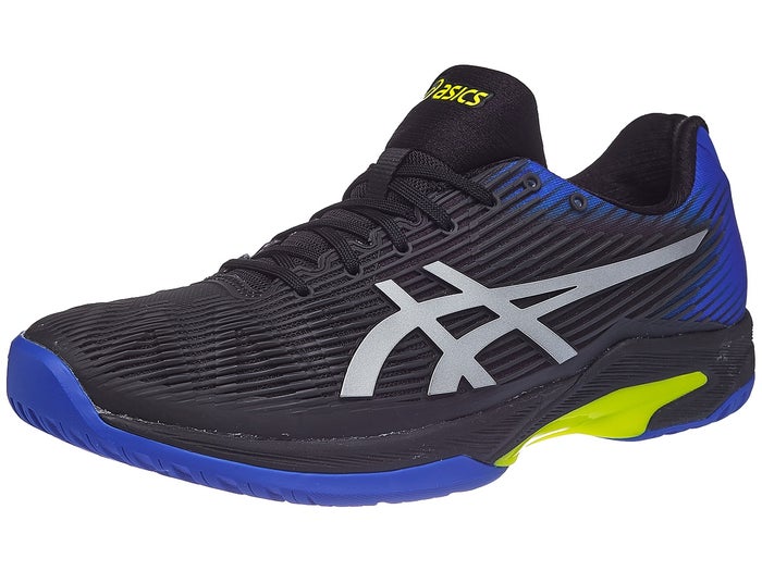 Asics Solution Speed Ff Black Blue Yellow Men S Shoes