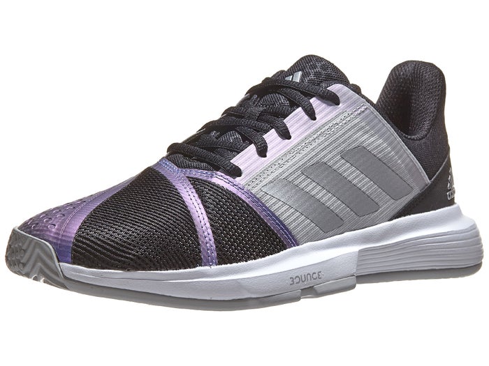 Adidas Courtjam Bounce Black Silver Grey Women S Shoes