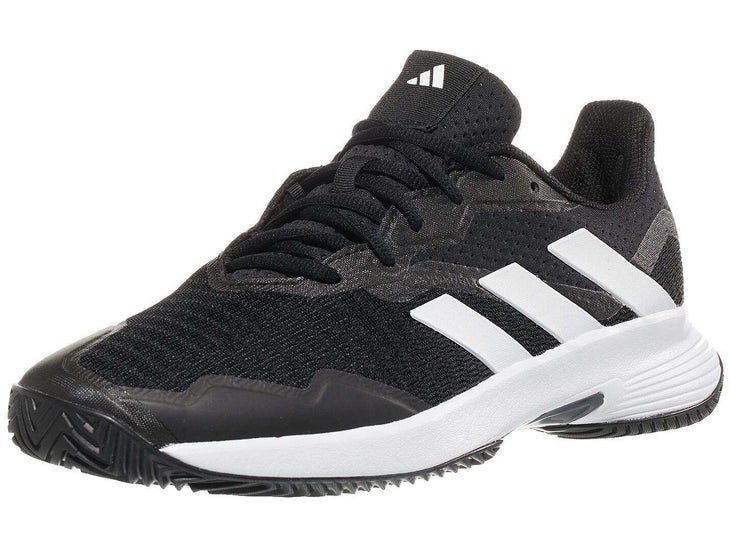 adidas CourtJam Control Black/White/Grey Men's Shoe | Tennis Warehouse