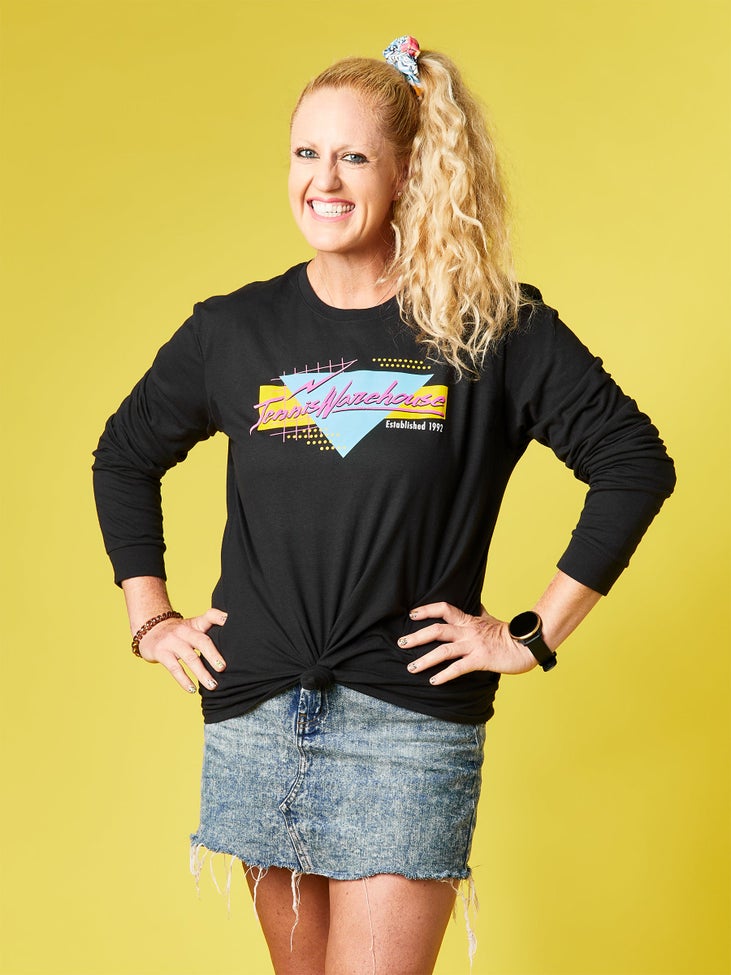 Tennis Warehouse Grid Long Sleeve Tennis Warehouse