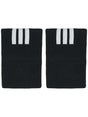 adidas 3-Stripe Doublewide Wristbands Black/White