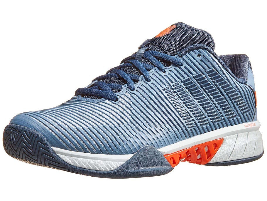 KSwiss Hypercourt Express 2 Blue/Scarlet Men's Shoe Tennis Warehouse