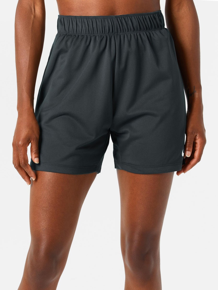 Front of the Nike Attack shorts in grey.