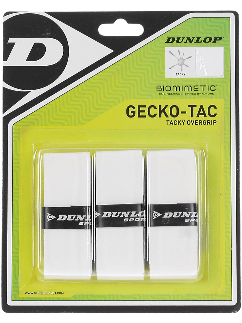 Dunlop GeckoTac Overgrip White Tennis Warehouse