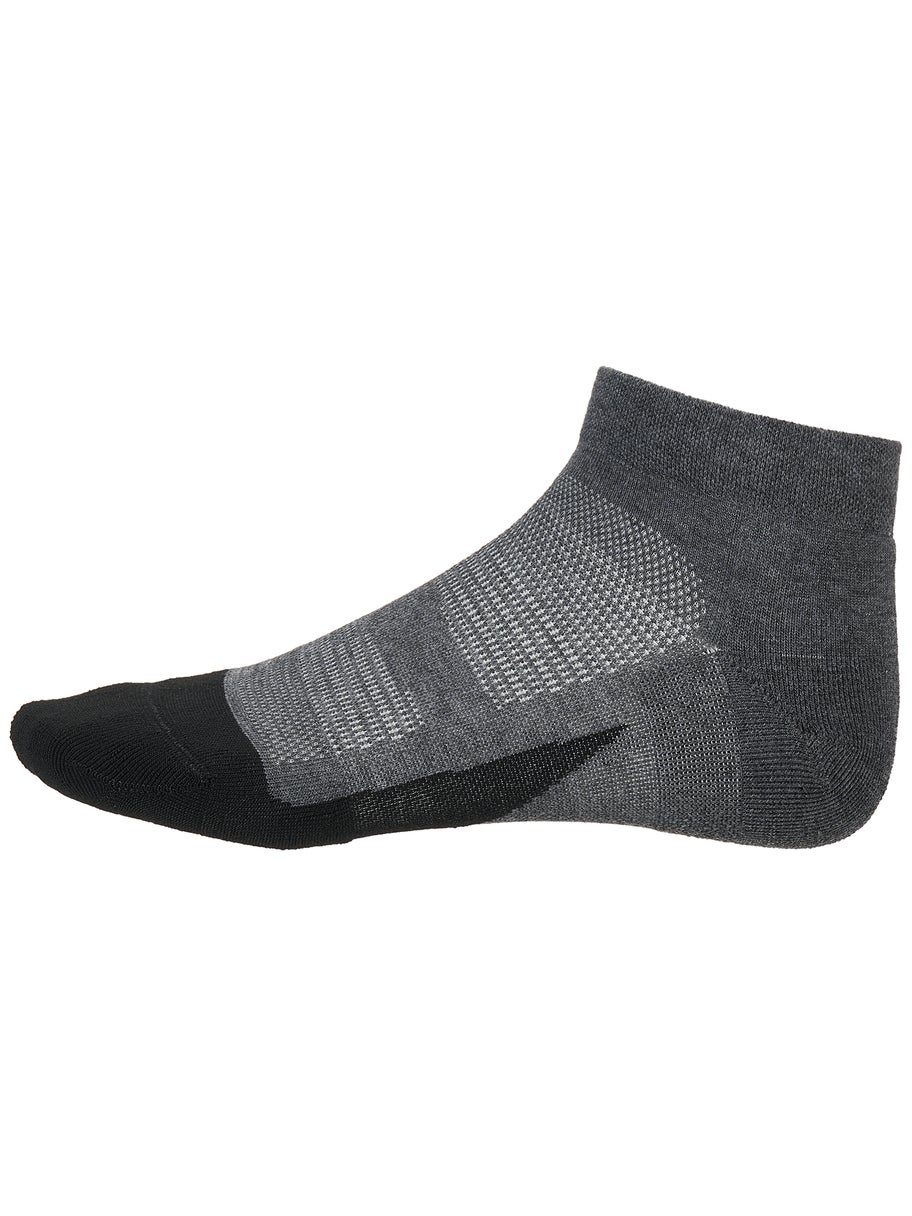 Feetures Elite Max Cushion Low Cut Sock Grey Tennis Warehouse