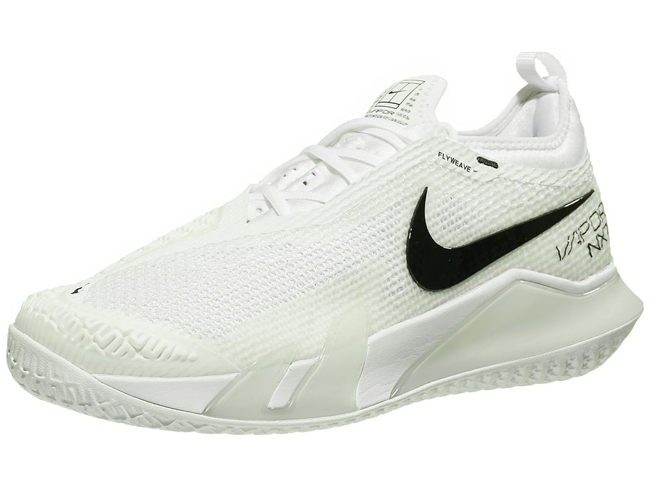 nike men's react vapor nxt tennis shoes white and black