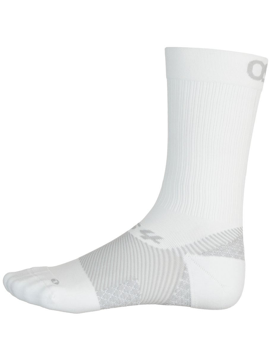 OS1st Plantar Fasciitis Crew Sock White Tennis Warehouse