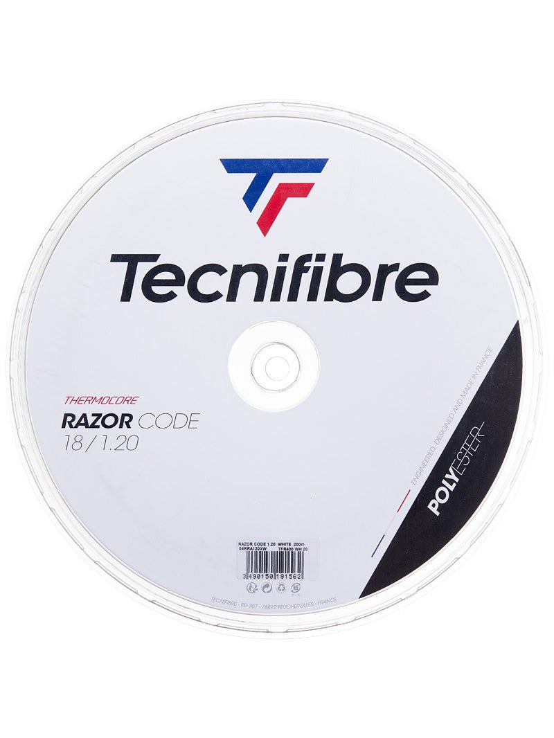 Tecnifibre Razor Code 18/1.20 String White Reel 660' Tennis Warehouse