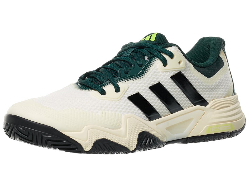 adidas Solematch Control 2 Off Wh/Green Men's Shoes | Tennis Warehouse
