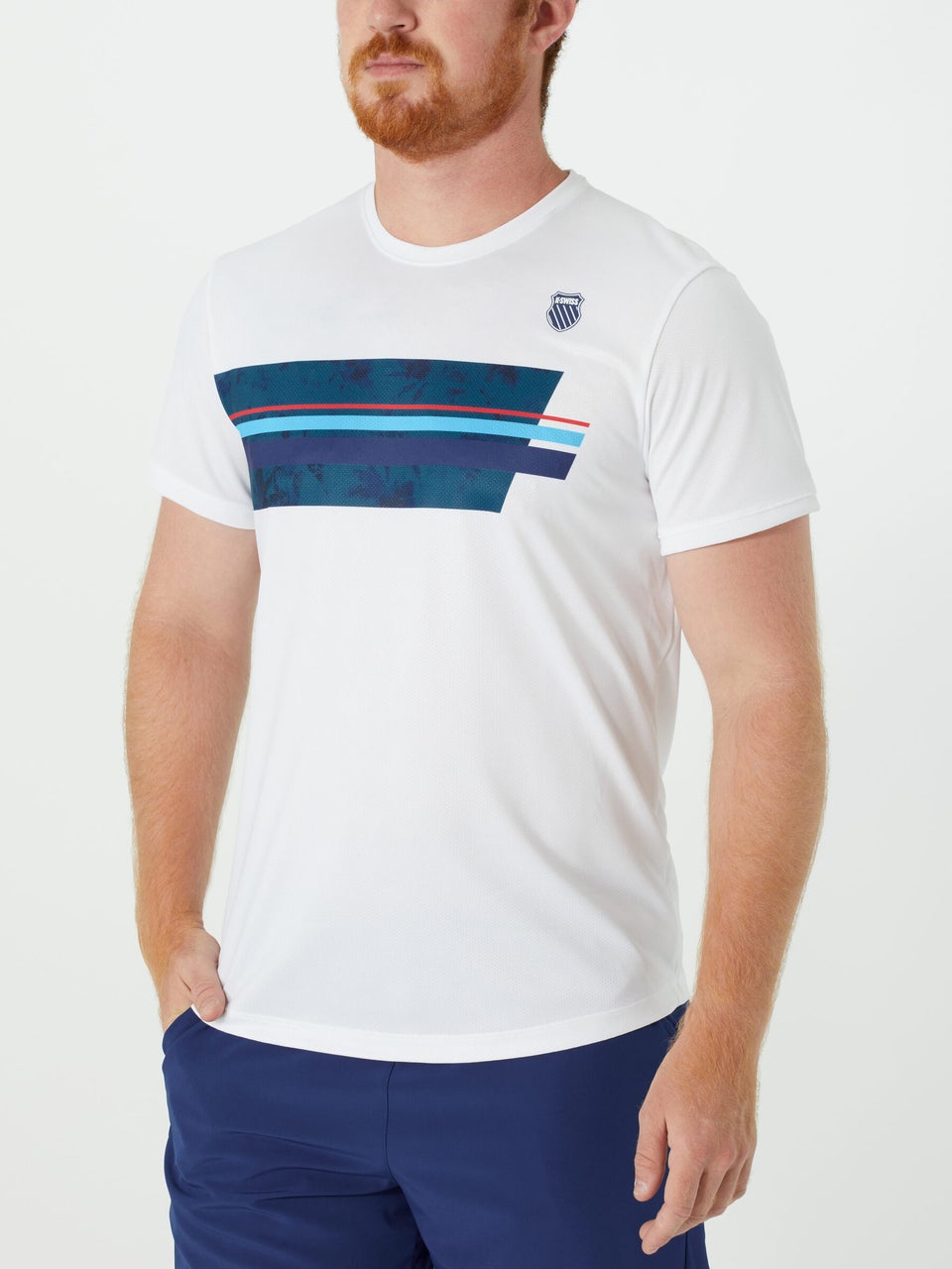 KSwiss Men's Spring Asymmetrical Crew Tennis Warehouse