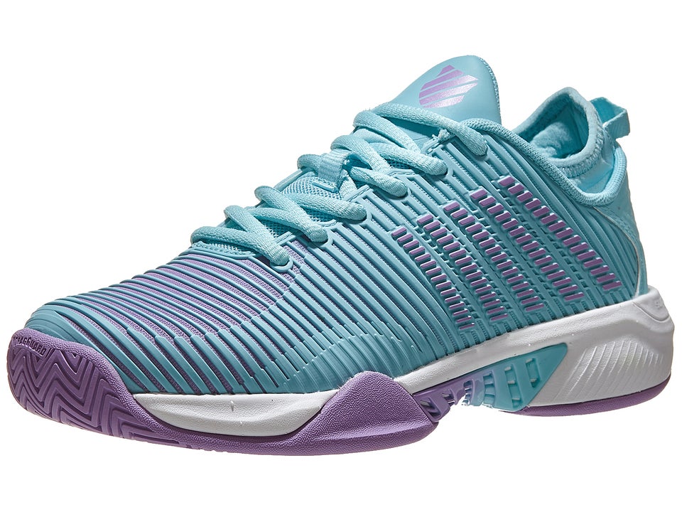 KSwiss Hypercourt Supreme Blue/Lilac/Wh Women's Shoes Tennis Warehouse