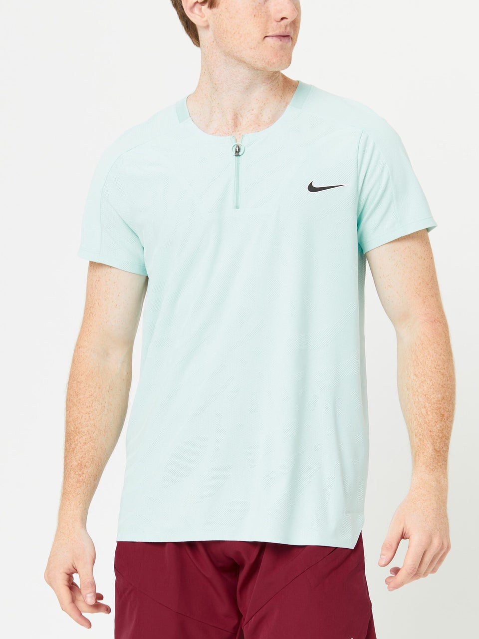 Nike Men's Fall Advantage Slim Zip Henley Tennis Warehouse