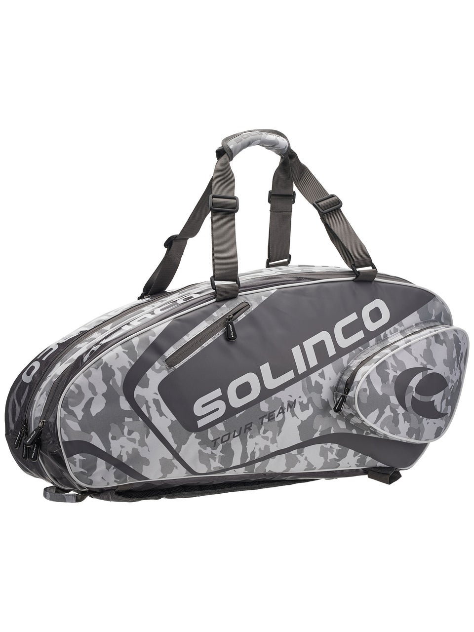 Solinco White Camo 6-Pack Racquet Bag | Tennis Warehouse