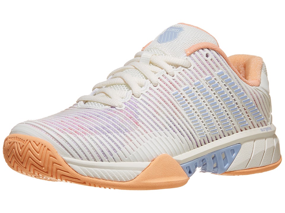KSwiss Hypercourt Express 2 White/Peach Women's Shoe Tennis Warehouse