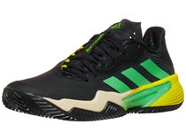 adidas Barricade Clay Black/Green/Yellow Men's Shoes