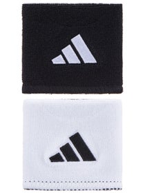 adidas Interval Singlewide Wristband White/Black