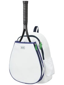 Ame & Lulu Game On Tennis Backpack White/Navy/Green