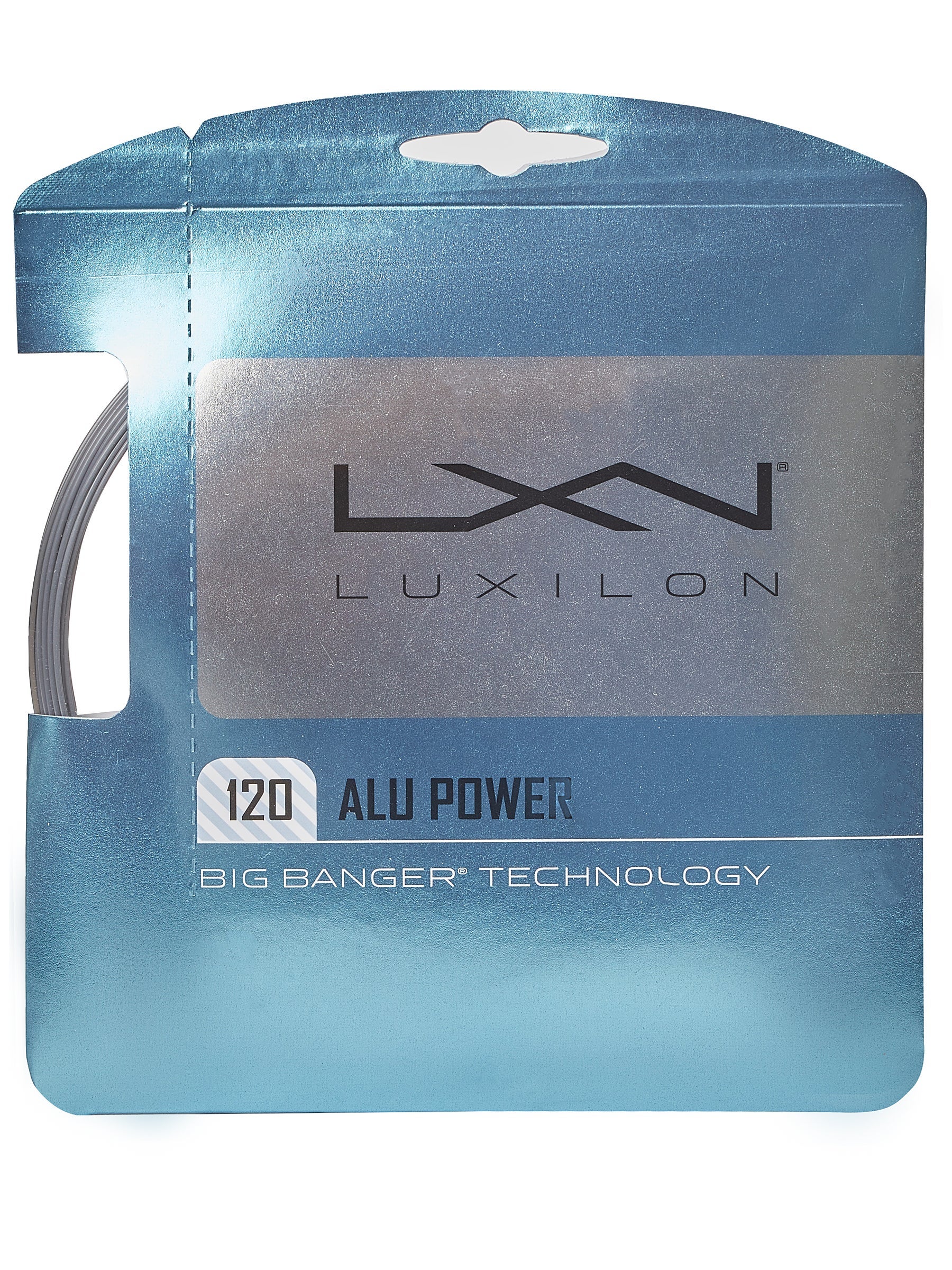 NEW Luxilon ALU POWER FEEL BIG BANGER 18 1.20 Tennis String Set SILVER Pack 