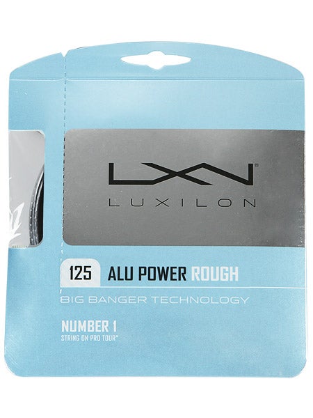 Luxion Alu Power Rough 125 tennis string set Big Banger 16L Auth Dealer 20 Yrs 