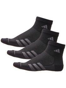 adidas Men's Superlite Stripe II 3-Pack Quarter Socks