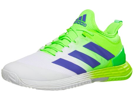 adidas adizero Ubersonic 4 Green/Ink/White Men's Shoes | Tennis Warehouse