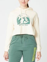 Ace The Moon Wms Going For It Hoodie White XS