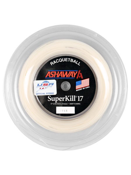 Ashaway SuperKill 17 360 String Reel - White