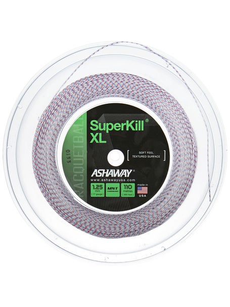 Ashaway SuperKill XL 17 360 String Reel - Wh/Rd/Bl