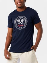 Australian Men's Summer Tennis T-Shirt Navy S