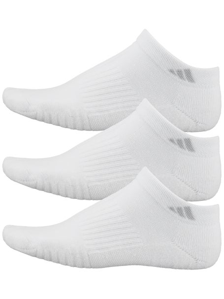 adidas Women's Cushioned 3.0 3-Pack Low Cut Sock White