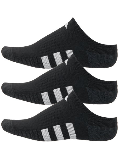 adidas Women's Cushioned 3.0 3-Pack No Show Sock Black | Tennis Warehouse
