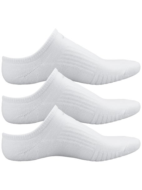 adidas Women's Cushioned 3.0 3-Pack No Show Sock White | Tennis Warehouse