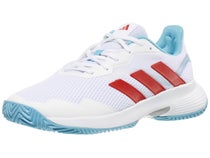 adidas CourtJam Control Wh/Scarlet/Blue Women's Shoes