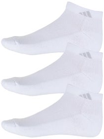 adidas Women's Cushion Low Cut 3-Pack Sock White